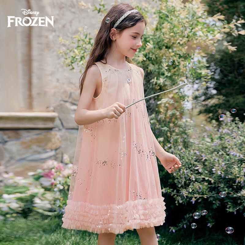 Disney Girls' Elsa Princess Mesh Dress