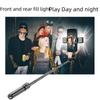 CYKE Bluetooth-Selfie-Stick mit integriertem Stativ und Fülllicht