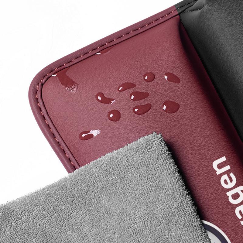 lijk1 For Volkswagen VW Passat Golf Tiguan Scirocco T-ROC PU Leather Car Seat Gap Bag Case Storage Bag Crevice Stowing Tidying Pocket