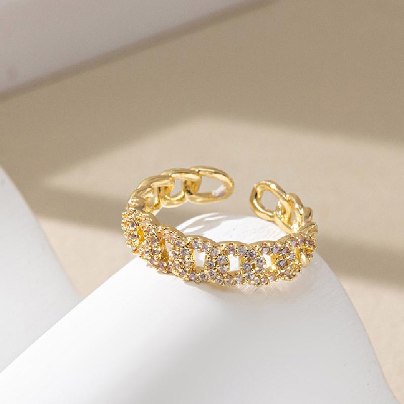 Luxury Zircon Twist Design Gold Silvery Colour Ring For Woman Korean Wedding Party Unusual Finger Rings Fashion Jewelry