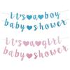Baby Shower Gender Reveal Party Banner - 'It's a Boy/Girl' Theme