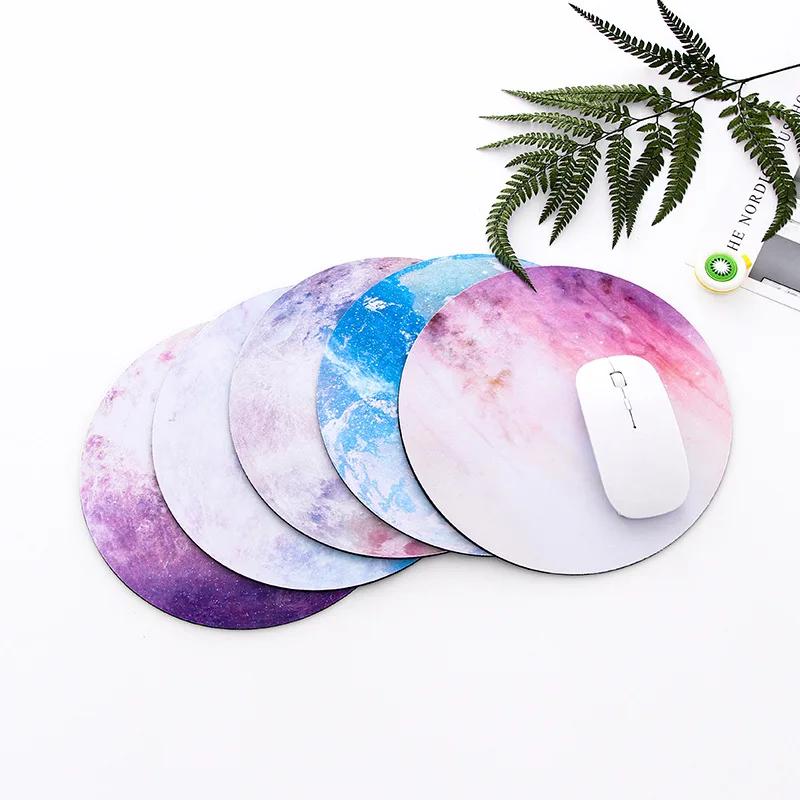 1pc New Arrivals Fashion Moon Phase Planet Retro Mouse Pad Round Computer Mouse Pad Gaming Mousepad for Pc Laptop Desk Cushion