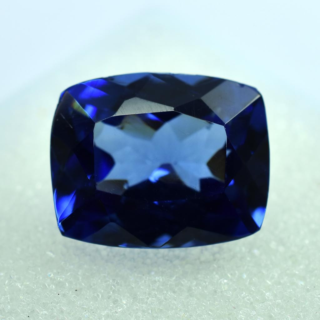 8.35 Ct Natural Flawless Sapphire Cushion Cut CERTIFIED Blue Loose Gemstone