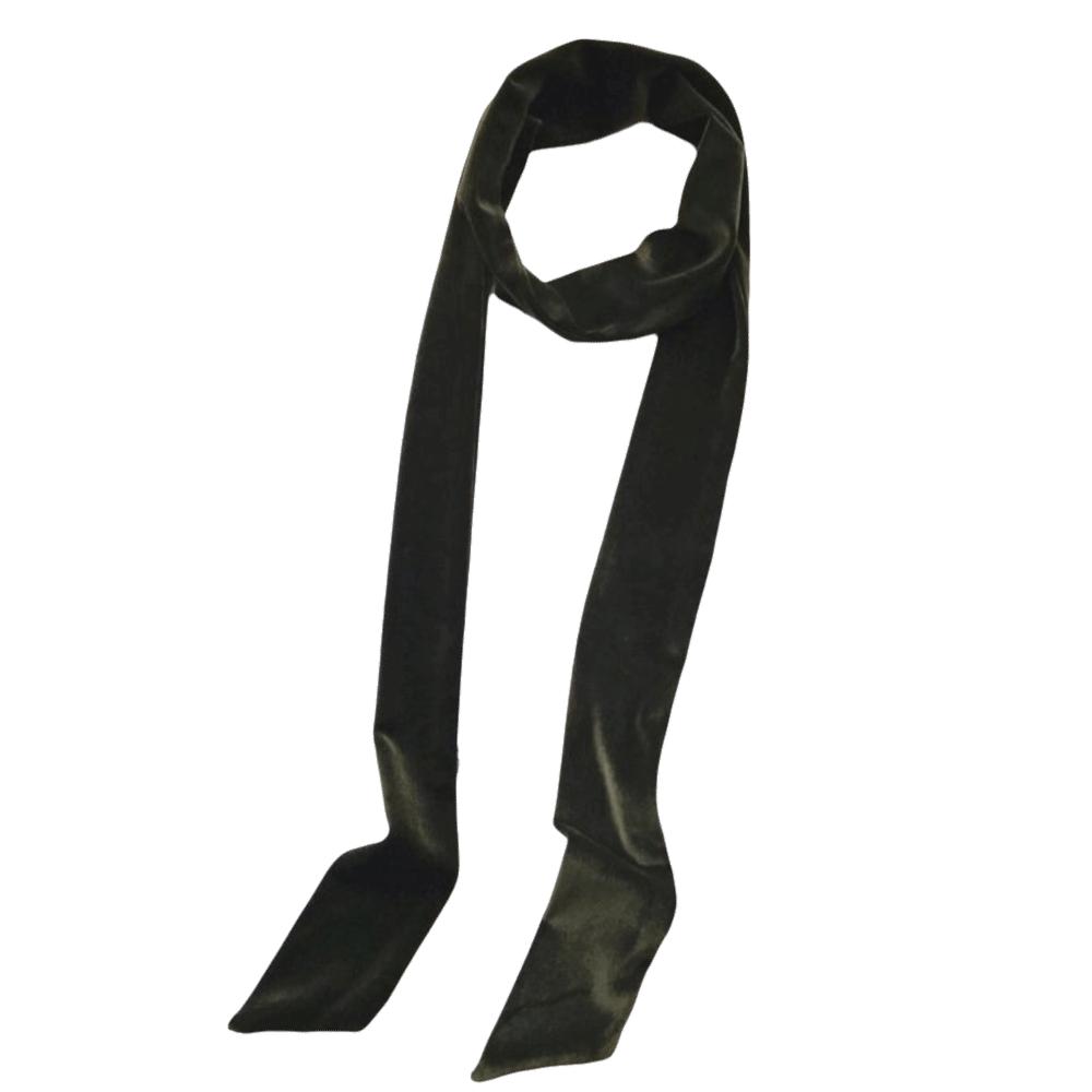 Classic Velvet Material Velvet Belt Solid Color Narrow Ribbon Scarf Long Hair Band Outfit Decoration