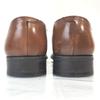 80s-90s Made in England Barker Slip-on Vamp Moccasin Dress Shoes Men’s 7.5B 26.0 Brown Vintage(USED)