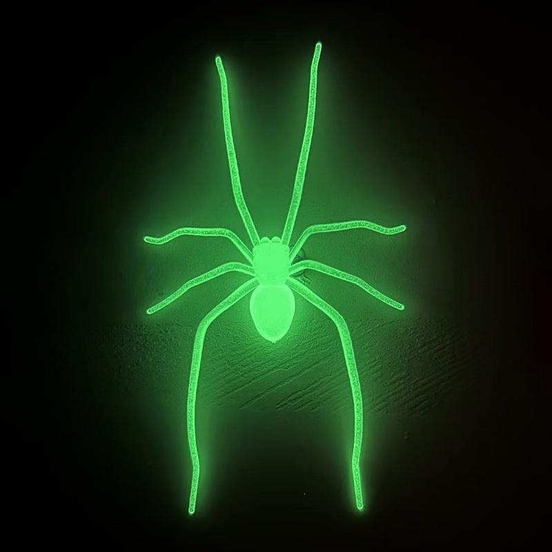 Prank Simulated Glow In The Dark Magnet Unique Cute Spider Fridge Magnet Small Size Lightweight Halloween Magnet Party Decor