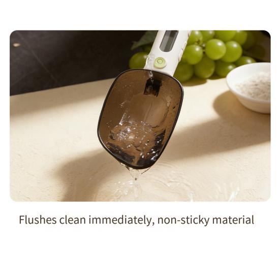 Digital Measuring Spoon Electronic Measuring Scoop Scale 500g/0.1g High Precision Small Kitchen Weighing Cup with LCD Display for Cooking Baking