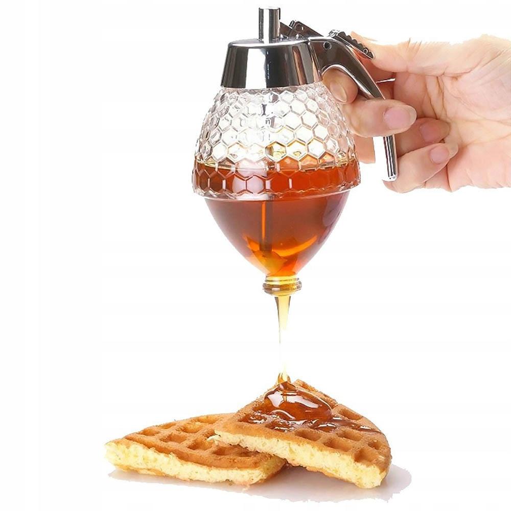 Honey Dispenser Honey Syrup Chocolate Dispenser Plastic 240Ml 15Cm