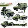 B36 B36-2 B36-3 RC Car 1:16 Full Scale Military Transport Vehicle Model Six Wheel Drive Climbing Off-Road RC Truck Toys 6-wheel Drive with Headlights