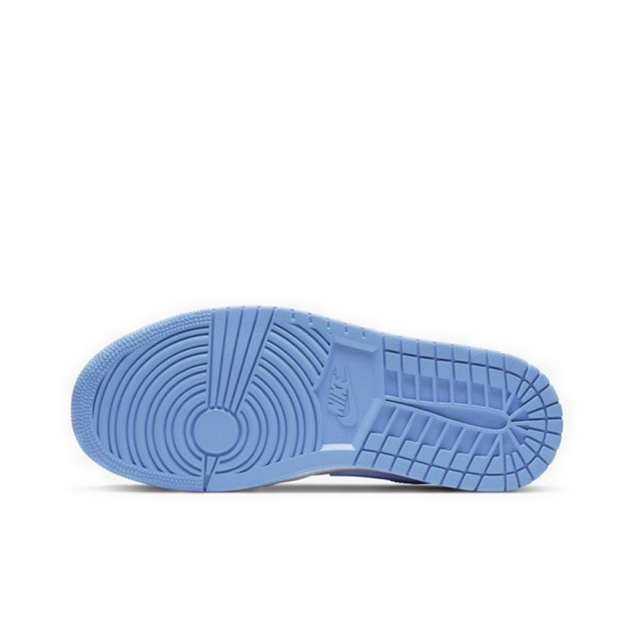 Air Jordan 1 Düşük UNC Bayan Spor Ayakkabı Mavi Üniversite-Mavi Beyaz AO9944-441