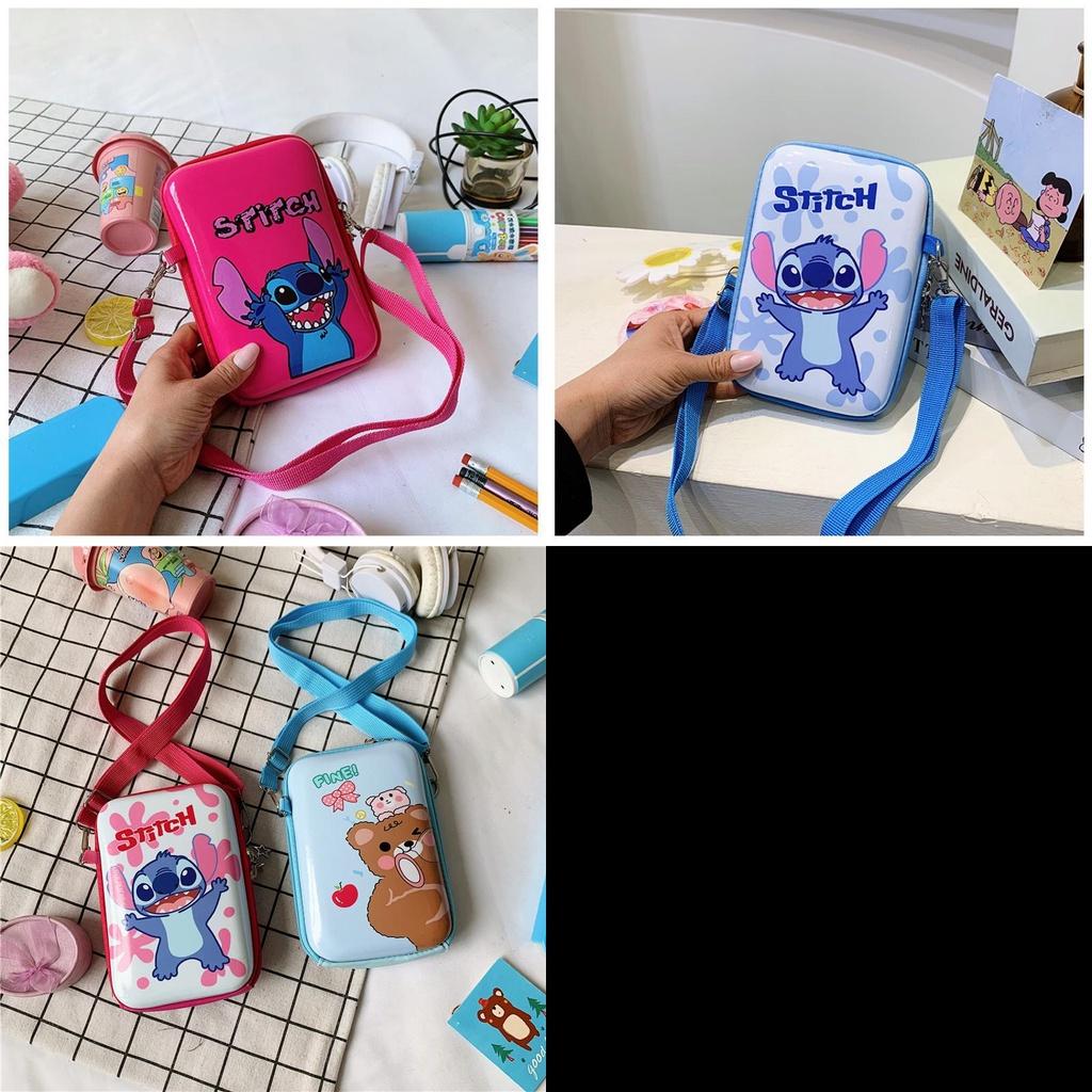 Cute Cartoon Pvc Coin Purse Hard Shell Box Bag For Children And Adults, Adjustable Shoulder Strap Included