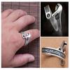 Retro Opening Adjustable Wrench Ring, Fashionable And Versatile, Personalized And Niche Ring Decoration