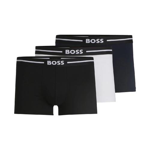 BOSS Men's Cotton Stretch Boxer Shorts (Pack of 3)