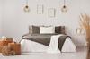 Modern wooden LED ceiling pendant lamp