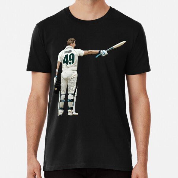 

Steve smith cricketer Premium T-Shirt S to 5XL Made in the AU/USA T-Shirt 2XL