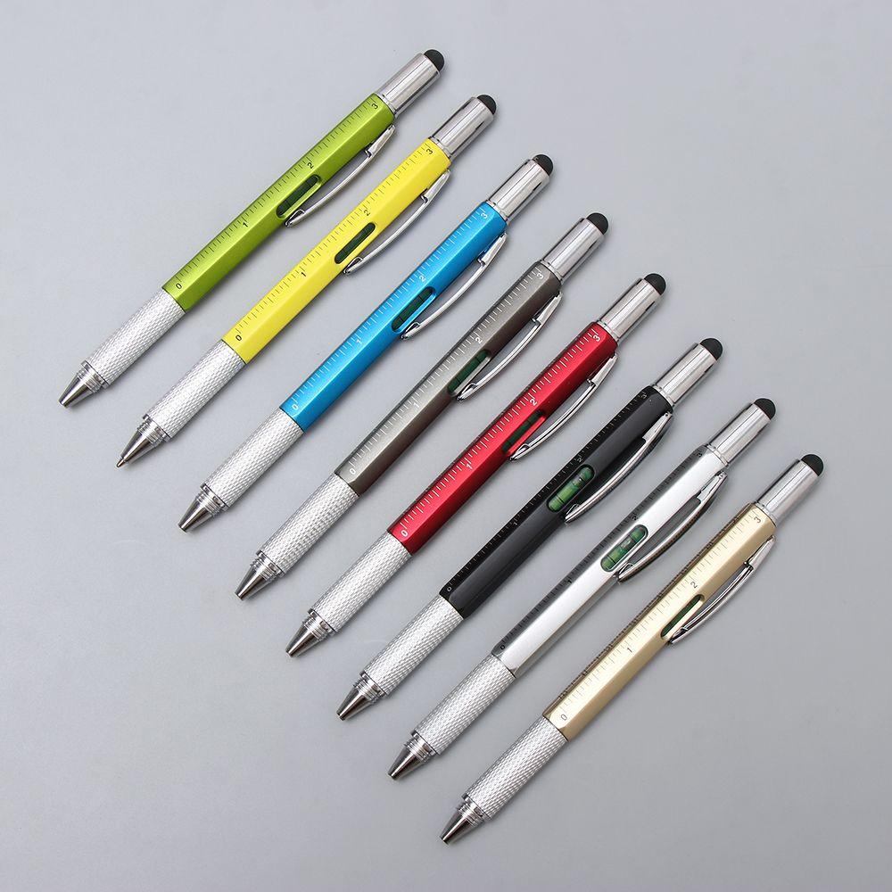Tools Screen Touch Screwdriver Multi-functional Pen Capacitive Pen Ruler Gadgets Ballpoint Pen