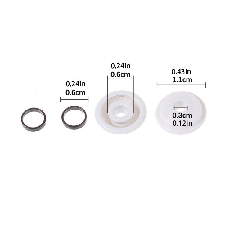 Flexible Of 4 Sealing Pack Gaskets Adult Electric Toothbrush Sealing Component Replacement Seals Rubber Texture