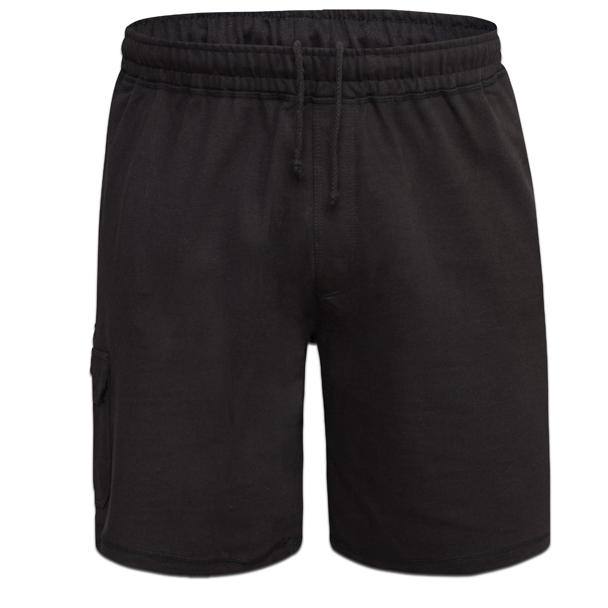 Duke Heren D555 John Katoen Lichtgewicht Kingsize Cargoshorts 1XL zwart