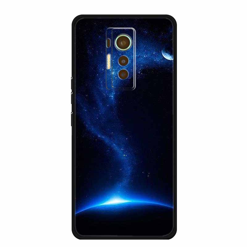 For Tecno Phantom X 2021 Case Animals TPU Silicone Soft Phone Cover Cases for PhantomX 2021 AC8 Protective Shockproof Wolf Shell