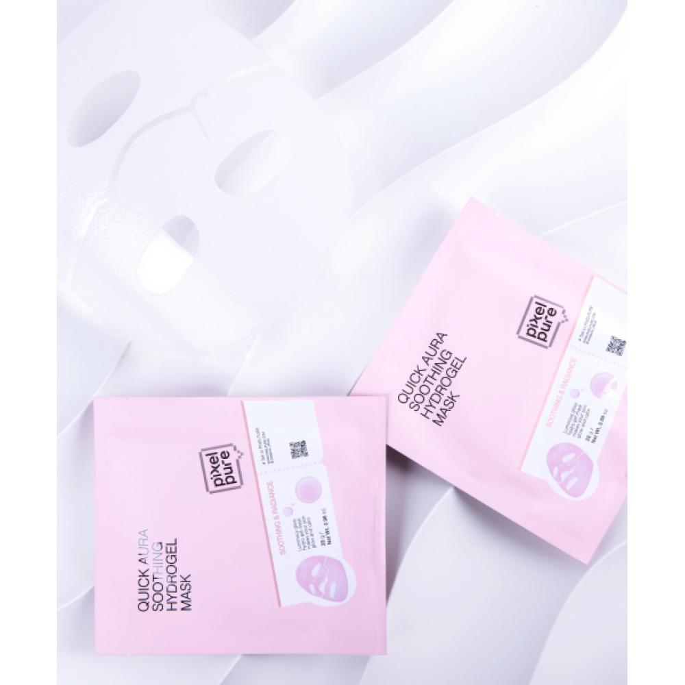 Pixel Pure Quick Aura Soothing Hydrogel Mask  4 Sheets 