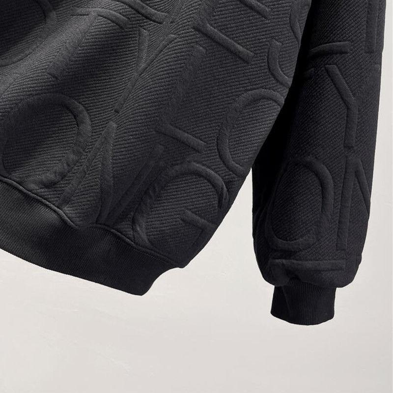 Spring and Autumn Mid-length Sweatshirts Men's Crewnecks Capless Underwear Tops Thin Loose Long-sleeved Tops and Undershirts