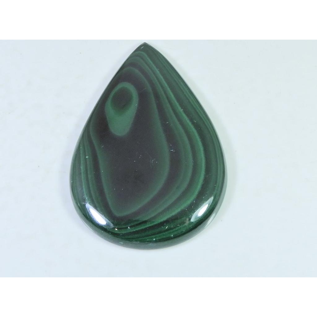 39X59X06 MM Natural Green Malachite Pear Cabochon Loose Gemstone 158Cts. C-1681