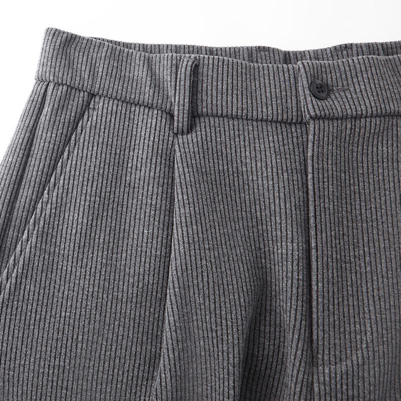 Pantalon épais en velours côtelé pour homme Sugisan