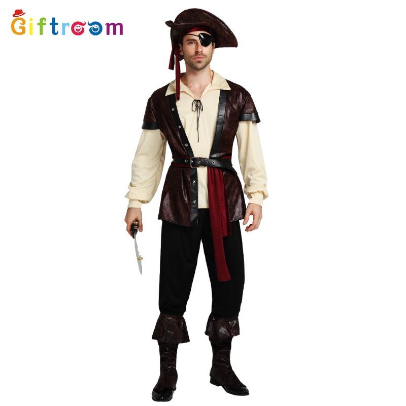 Halloween Carnival Party Baron Pirate New Pirate Costume Character Parody Costume