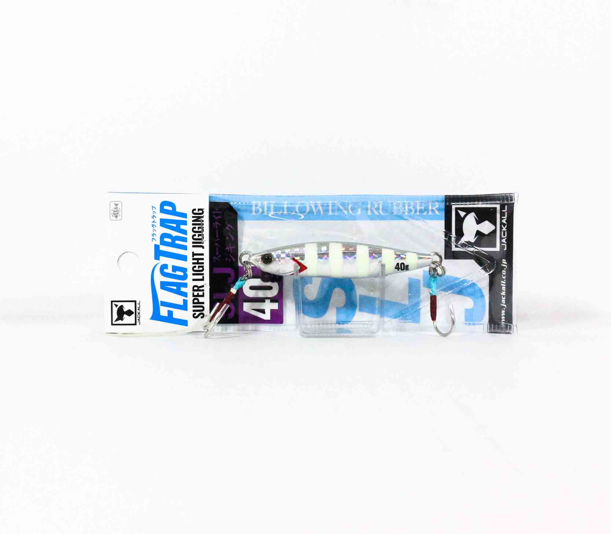 

Ловушка-флажок Jackall Metal Jig 40 грамм Glow Stripe (3110)