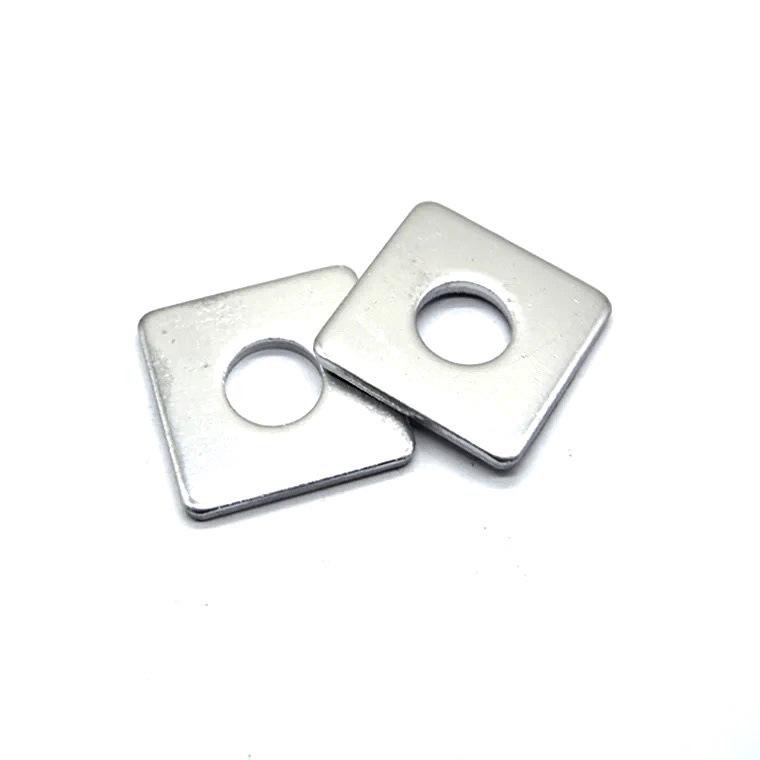 Heavy-Duty Galvanized Square Iron Washer for Curtain Wall 20/25/30/40/50