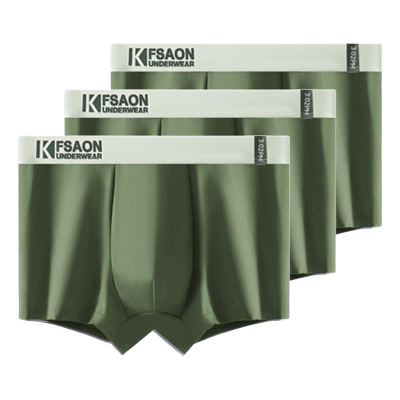 3 Pcs Men's Boxer Briefs Shorts Undies Underwear Breathable Undershorts Panties Boy Big Underpants L XL XXL 3XL 4XL