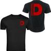 Duramax Big D Design TShirt Unisex Black Color Front Back S 4XL
