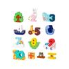 Cognitive Development Wooden Toys: Creative Number Matching Blocks for Early Education and Intellectual Growth