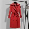 Women Long Trench Coat Fashion Windproof Coat Double Breasted Trench Coats Windbreaker Spring Autumn Female Outerwear