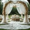 10/5/3/2/1M Wedding Tulle Backdrop Curtains,Sheer Backdrop Curtains,Birthday Party Baby Shower,Photography Backdrop Decoration