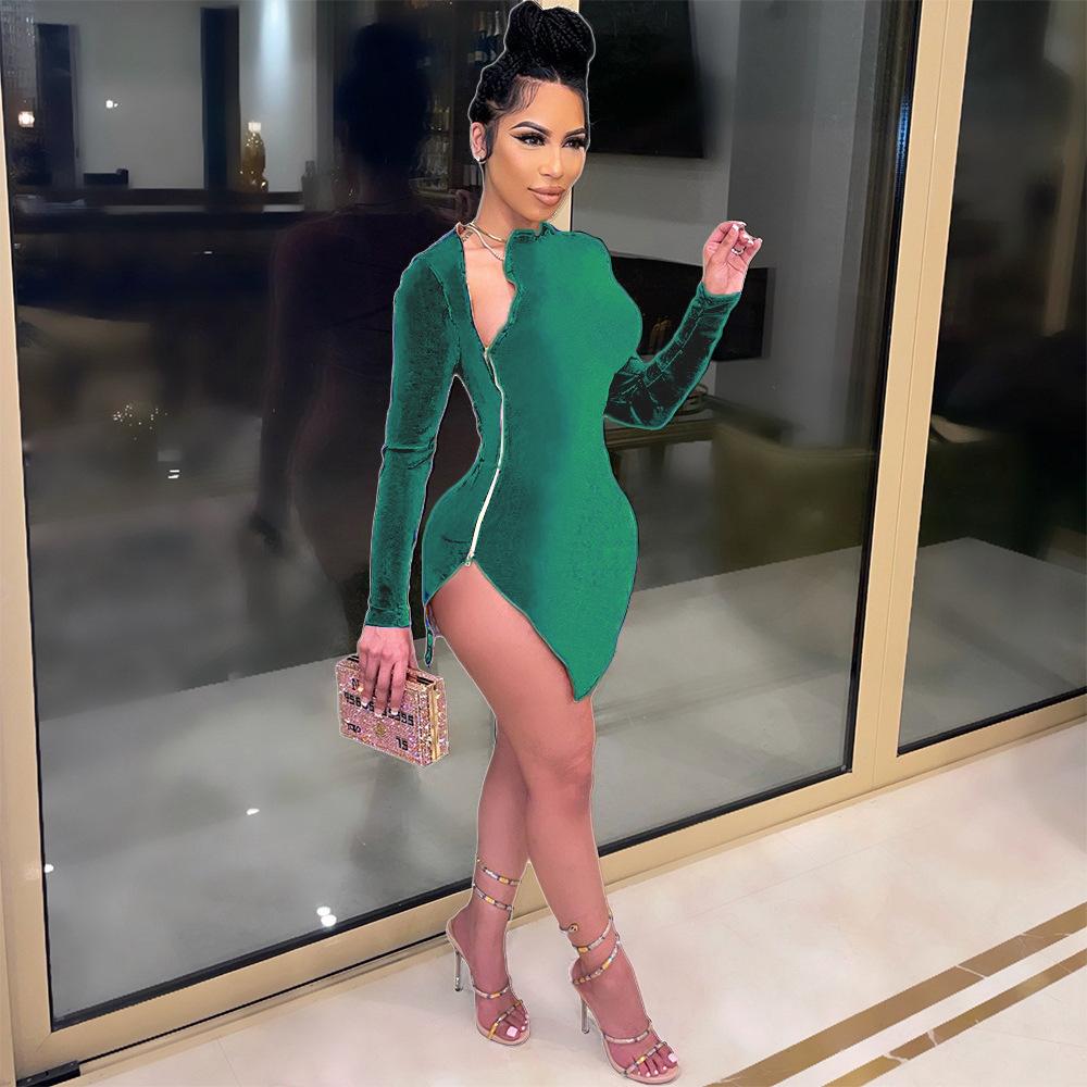 Buy Women's Fashion Sexy Zipper Long Sleeve Bandage Dress Bodycon Celebrity Party Club Mini Dresses at affordable prices free shipping, real reviews with photos Joom Buy Women's Fashion Sexy Zipper Long Sleeve Bandage Dress Bodycon Celebrity Party Club Mini Dresses at affordable prices free shipping, real reviews with photos Joom