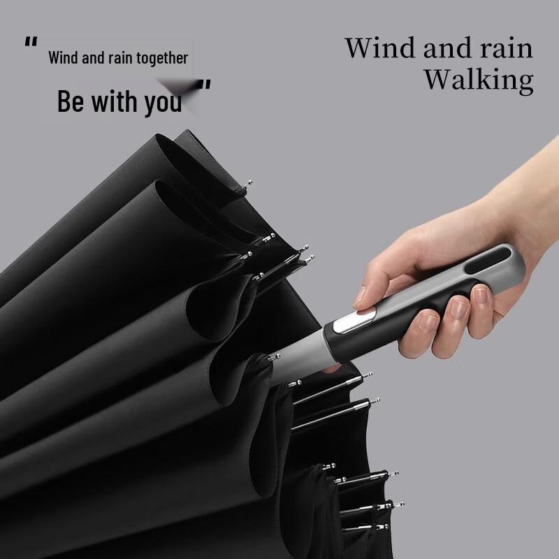 MAYDU 16-Rib Large Business Folding Umbrella