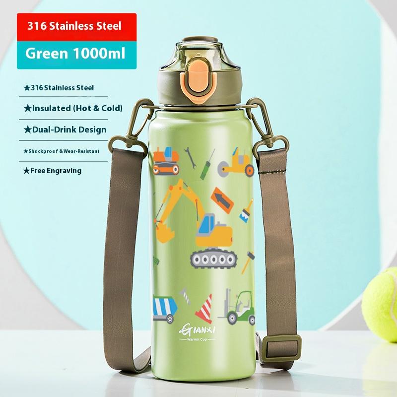 Gianxi Children's Insulated Cup Student specific Water Cup Kindergarten Primary School Large Capacity Cup Insulated Cup