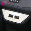 Auto-Hinterarmlehne-USB-Anschluss-Panel-Abdeckungs-Ordnungsaufkleber für Volkswagen TROC VW T-roc 2018 2022