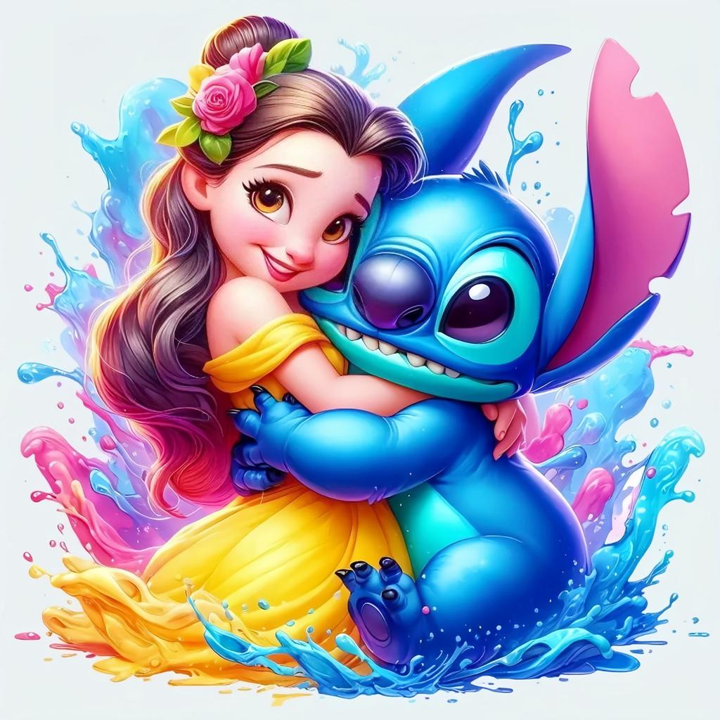 Diamond Embroidery Tinker Bell Stitch Maleficent Painting Picture The Nightmare Before Christmas Mosaic Wall Decor