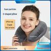U-Shaped Foam Neck Pillow for Travel, Office Naps, and Car Support