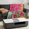 Blanket Throw Mandala Super Cosy Plush Living Room Art Sofa Couch Childish Print Birthday Gifts