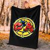 Club Amrica Flannel Blanket Soft Warm All-Season Throw, Design for Camping, Car Travel, Hiking Sofa, Bed, Office Perfect Gift for Parties