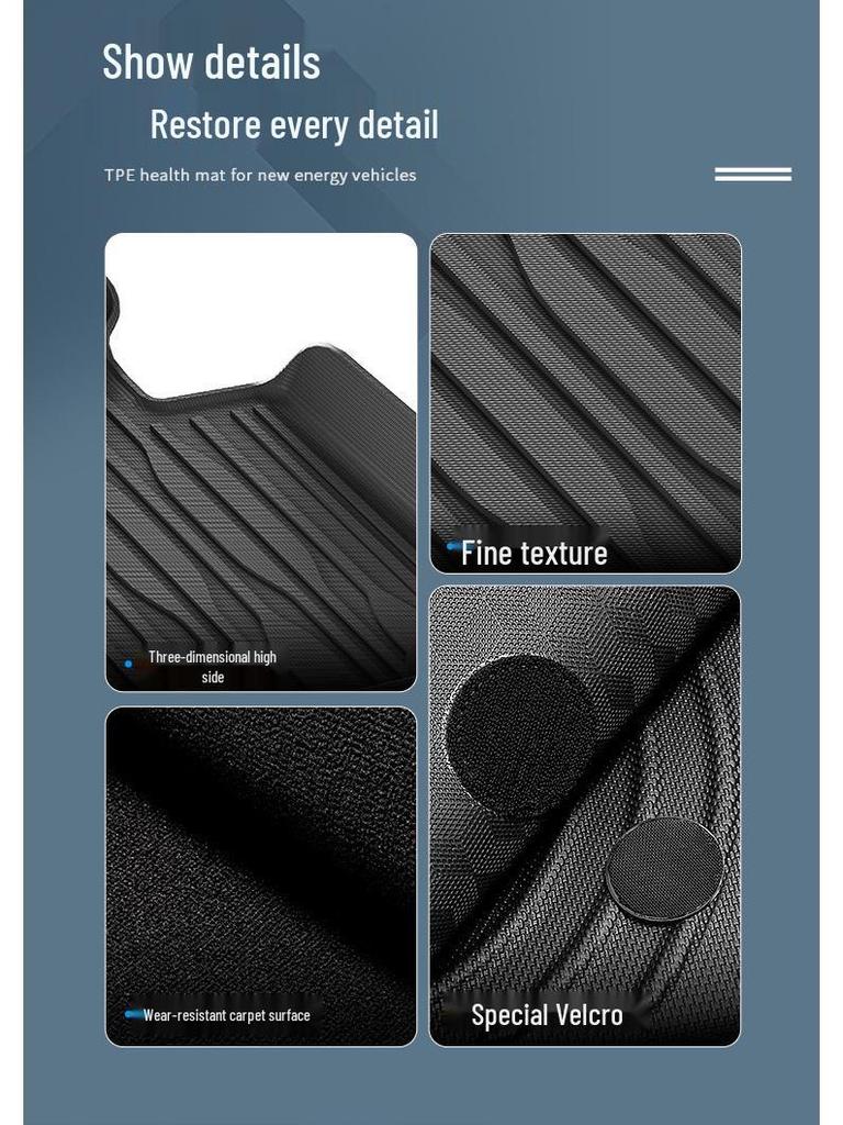Custom TPE Floor Mats & Trunk Mat Set for 23 Model BYD Song L