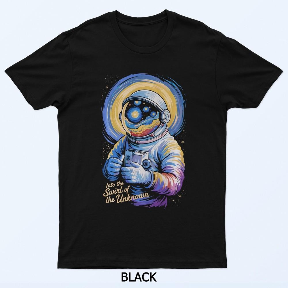 Astronaut Swirl Unknown Cosmic Space Dreamer Exploration T-Shirt