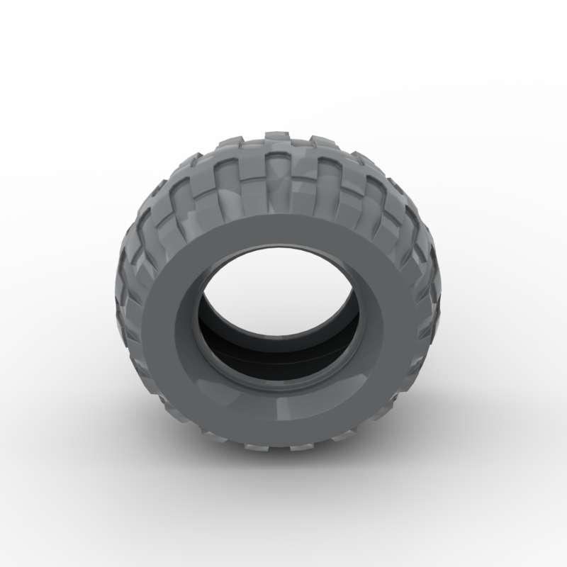 Non-Toxic Moc 1Pcs 45892 Tire 81.6X38 Balloon Building Blocks Kit High-Tech Wheel Bricks Particle Diy Toys Children Birthday Kid Gifts