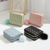 Rivets Woman Clutch Wallet Soft Plush Ball Square Card Bag Simple Women Long Purse  Female