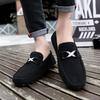 Fashion Brand Men Soft Bottom Lazy Shoes 2025New Casual Leather Flat Designer Shoes Comfy Genuine Leather Antiskid Loafer Moccasins Shoe