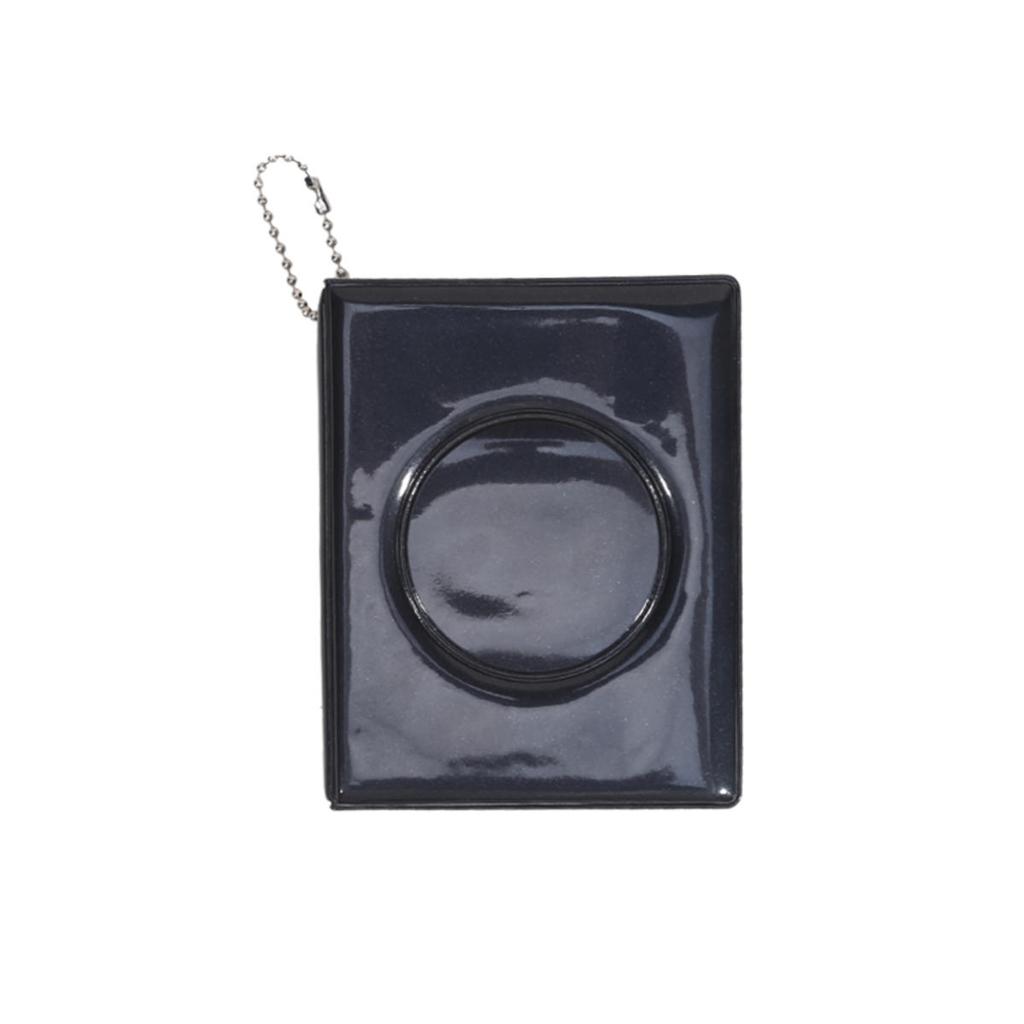 1 buc Suport pentru Fotocarte Drăguț de 3 Inch Oglindă Circulară Goală Album cu Carduri Foto Carte Colector Kpop Photocards Mini Carcasă de Depozitare pentru Poze cu Idoli