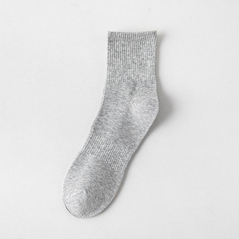 Pure Cotton Men's Spring and Summer Sweat-absorbing, Odor-proof and Breathable Cotton Autumn Socks, All-cotton Men's Socks